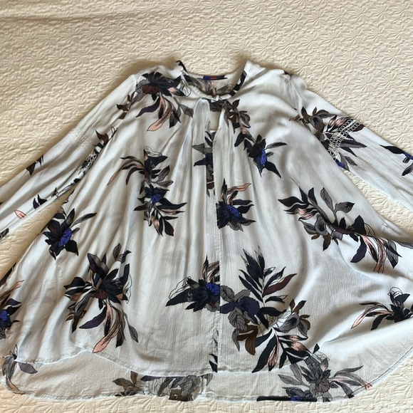 Free people swing tunic or mini dress in fun orchid print. - Picture 10 of 16
